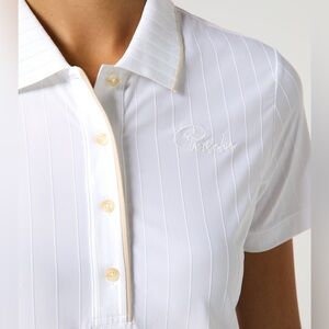 Targa –Women's Golf Polo Pinstripe puma white Puma Porsche large